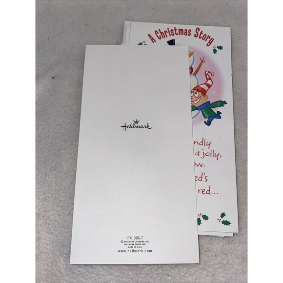 Funny Christmas Card Envelope Dog Urines On Snowman Hallmark Unused 8 New Holida - Picture 3 of 5